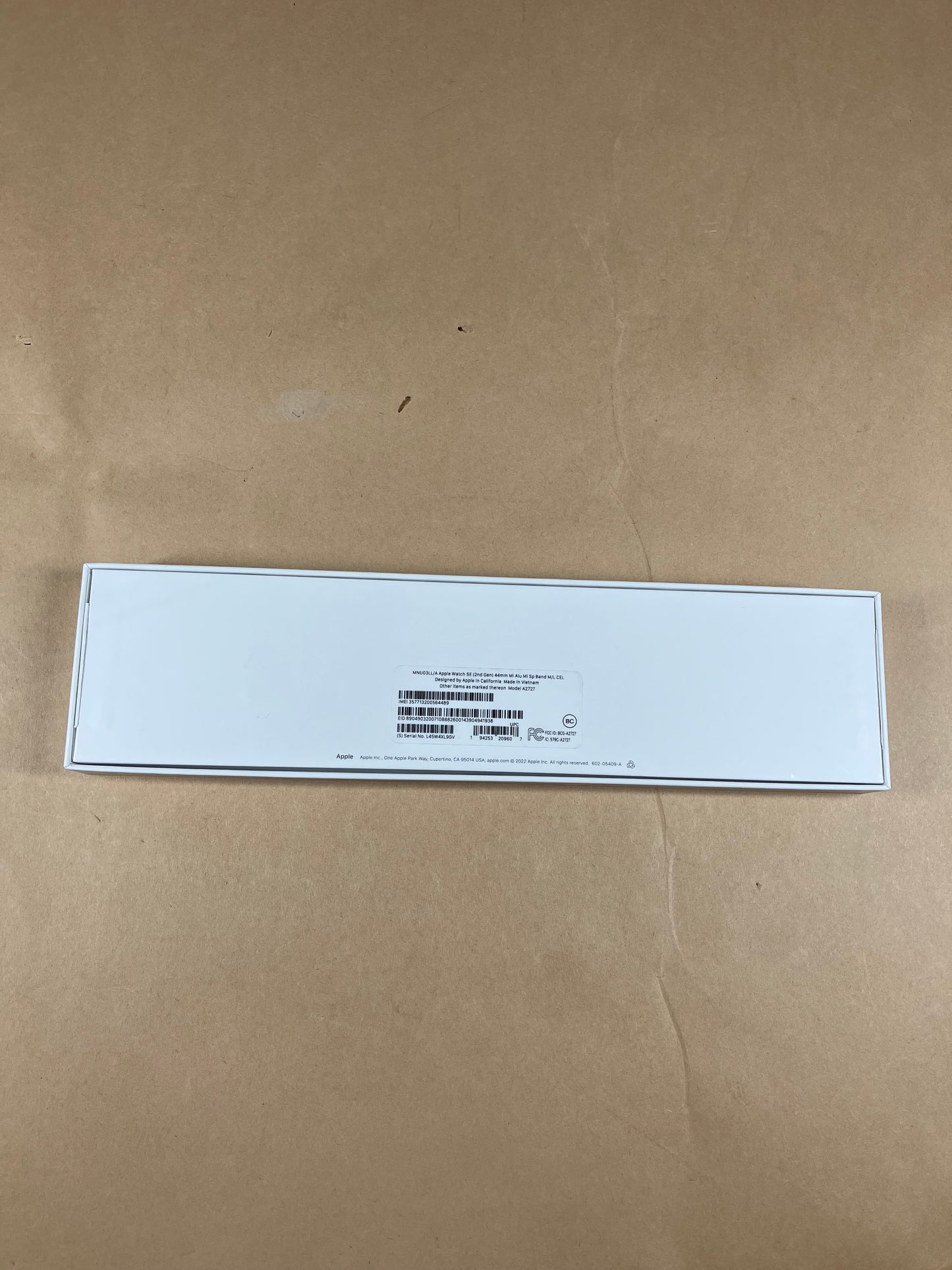Unlocked Apple Watch SE 2nd Gen 44MM Midnight Aluminum A2727 Face only