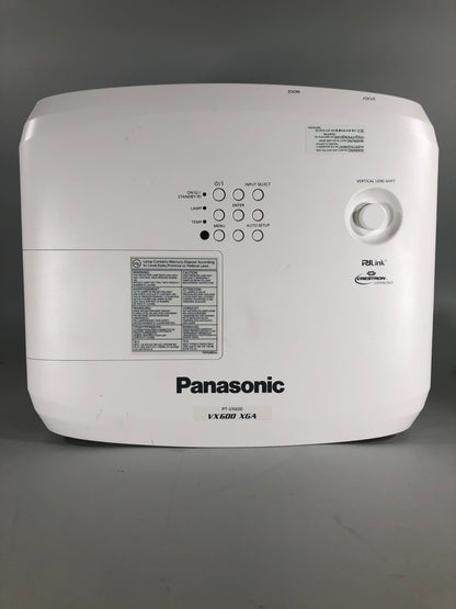 Panasonic VX600 1024 x 768 XGA 5,500 Lumens LCD Projector PT-VX600