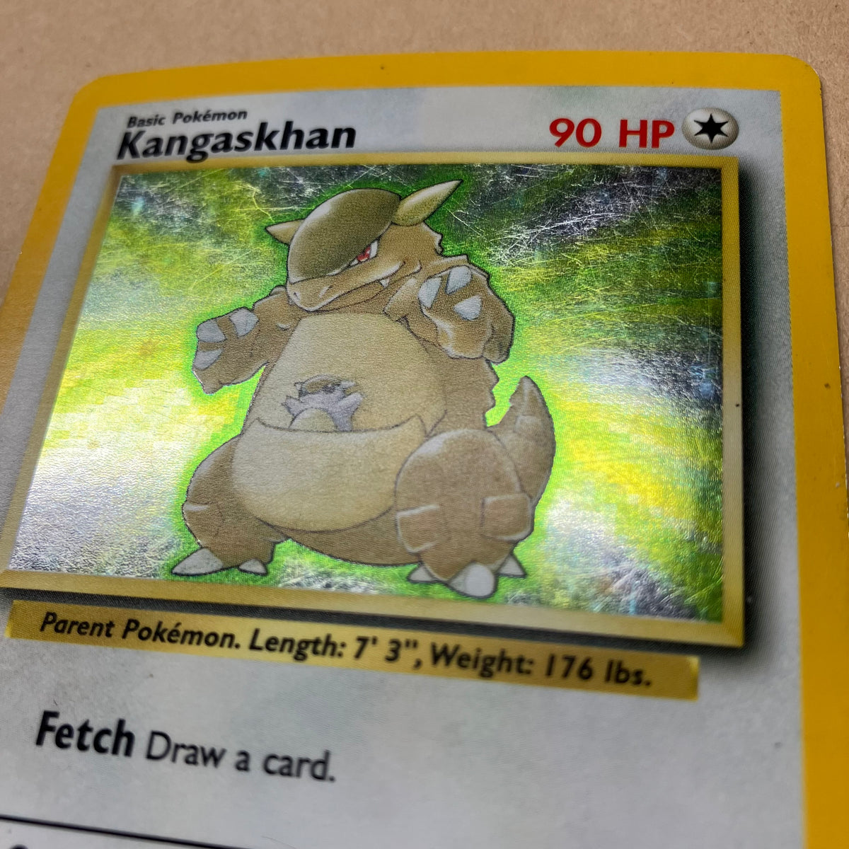 MULTIPLE ERRORS Pokémon Jungle Kangaskhan 5/64 Layer Print Error Missing Symbol