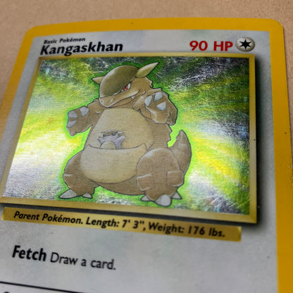 MULTIPLE ERRORS Pokémon Jungle Kangaskhan 5/64 Layer Print Error Missing Symbol