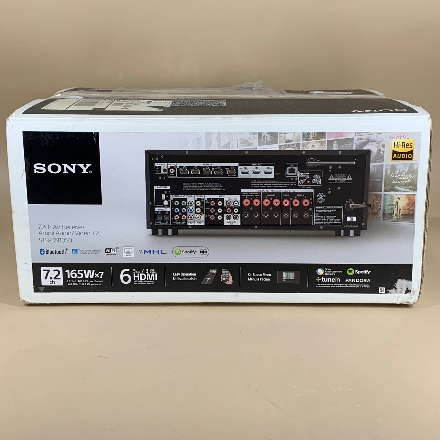 New Sony Ampli Audio AV Receiver STR-DN1050