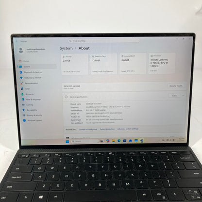Dell XPS 13 9300 13.4" i7-1065G7 1.3GHz 8GB RAM 256GB SSD