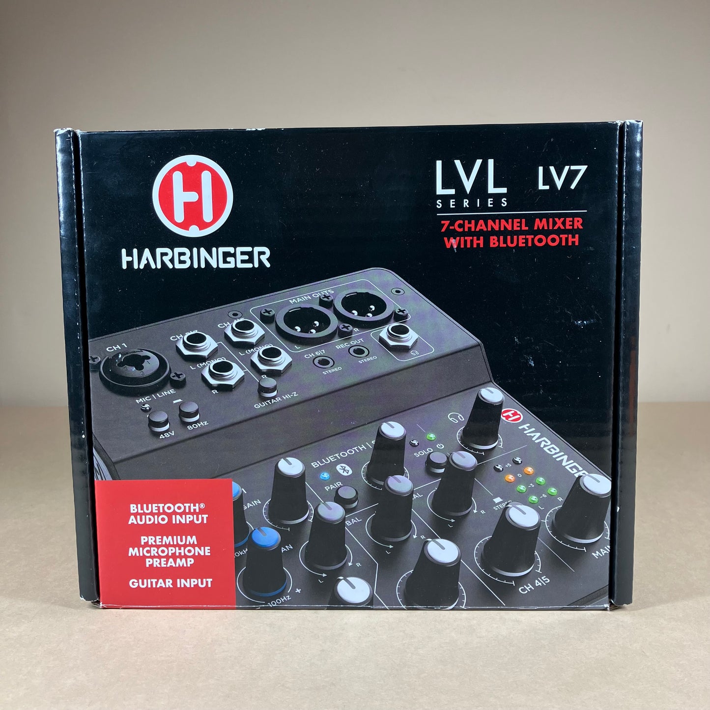 Harbinger LVL series 7-Channel Mixer With Bluetooth LV7