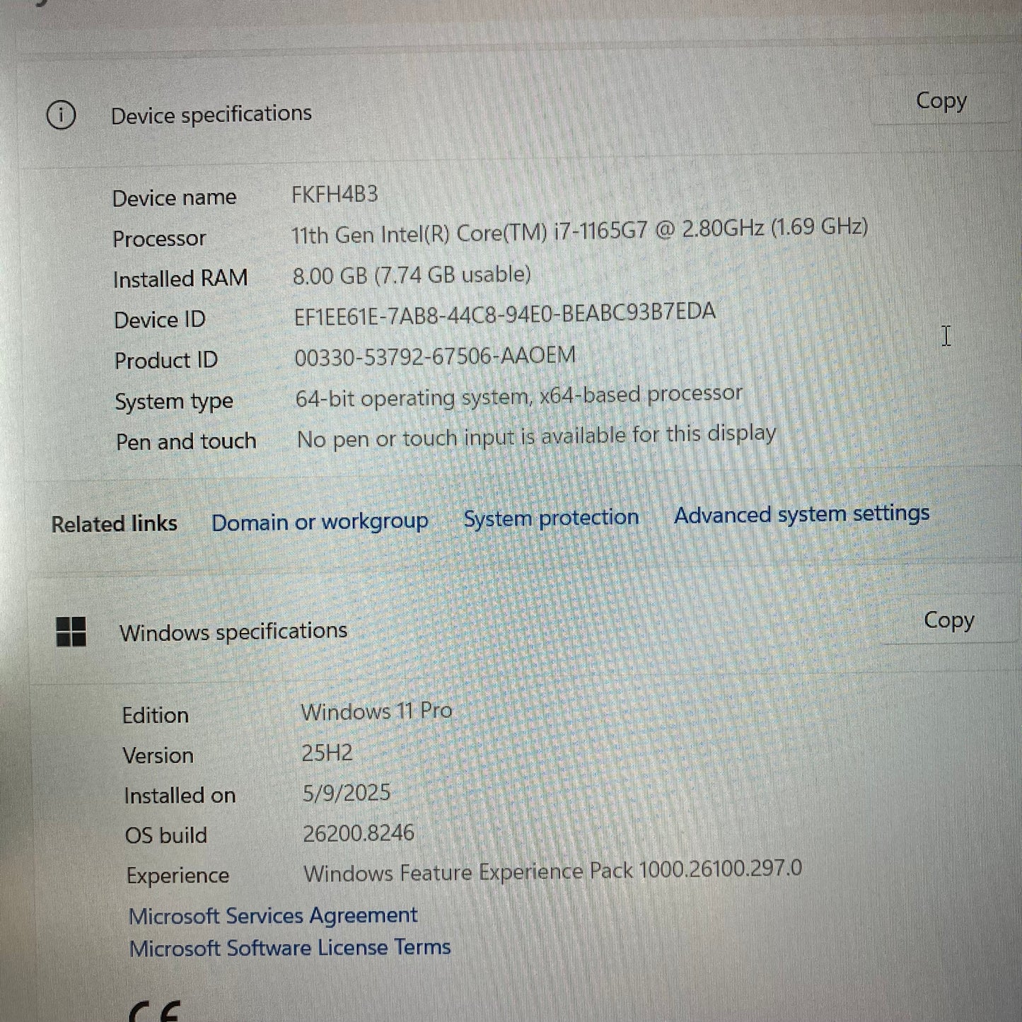 Dell Latitude 3520 15.6" i7-1165G7 2.8GHz 8GB RAM 512GB SSD