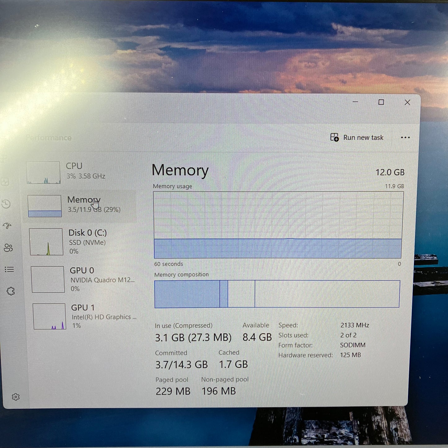 HP ZBook Studio G4 8265NGW 15.6" i7-7700HQ 12GB RAM 512GB SSD Quadro M1200