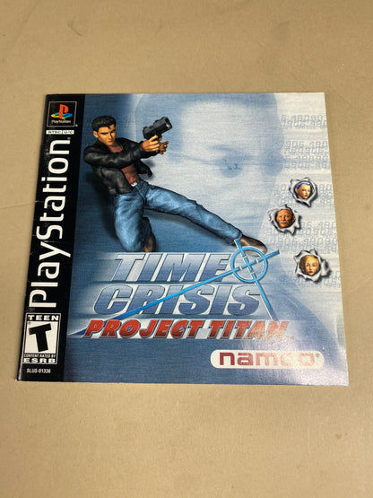 Time Crisis Project Titan (Sony PlayStation 1 PS1, 2001)