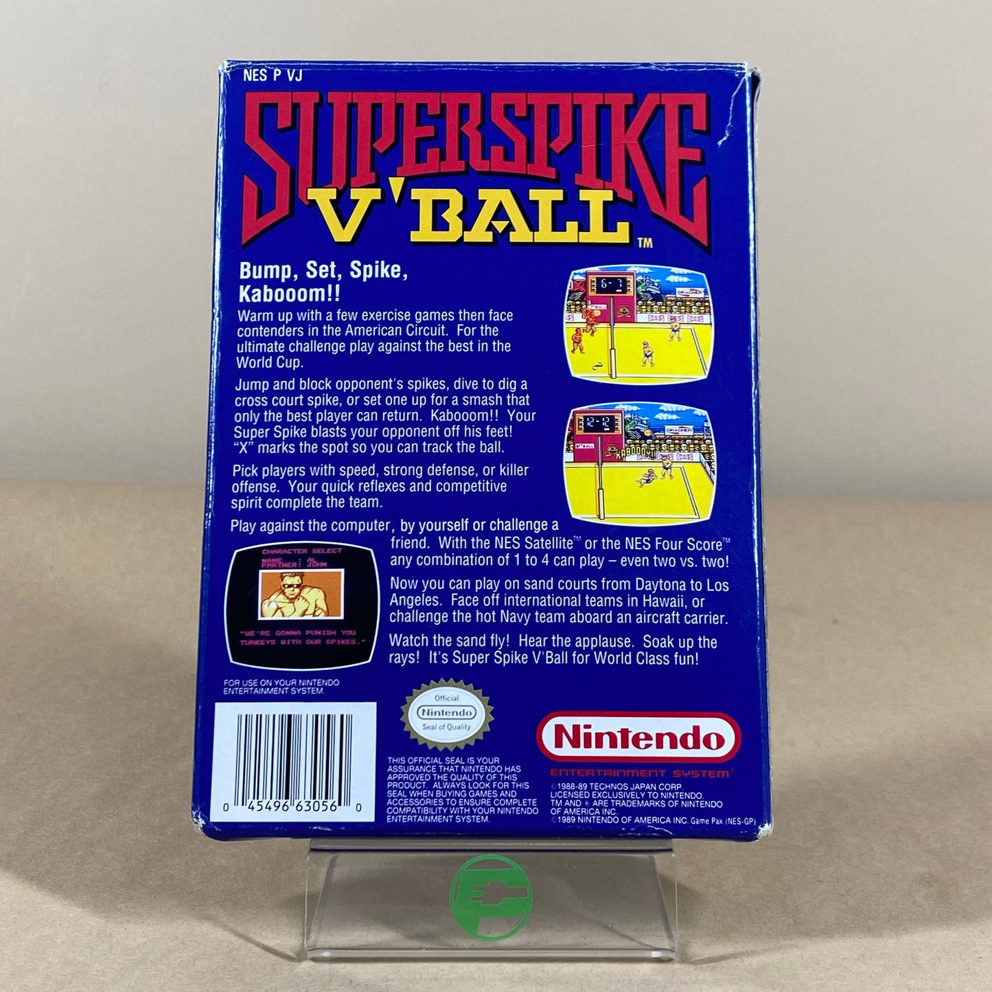 Super Spike Volleyball (Nintendo NES, 1990)