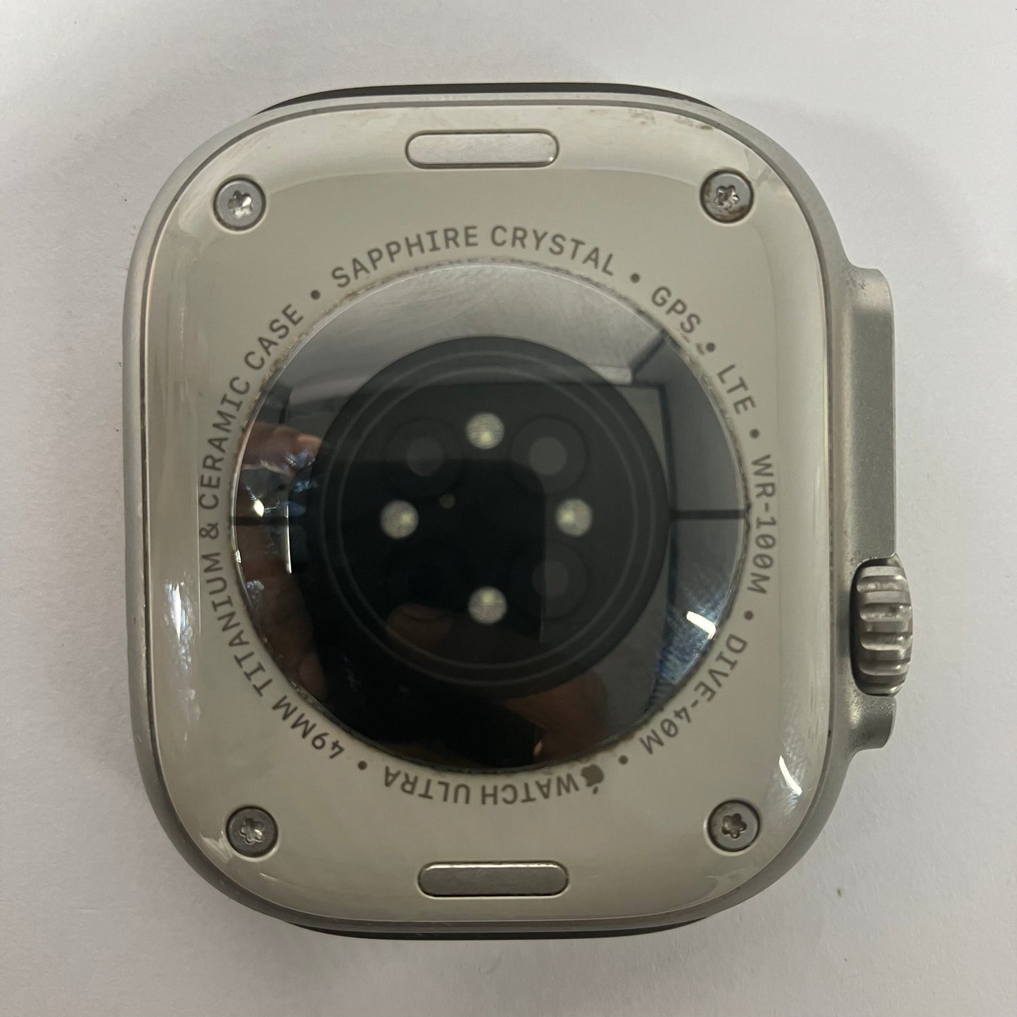 Unlocked Apple Watch Ultra 49MM Natural Titanium Black Solo Loop MQET3LL/A