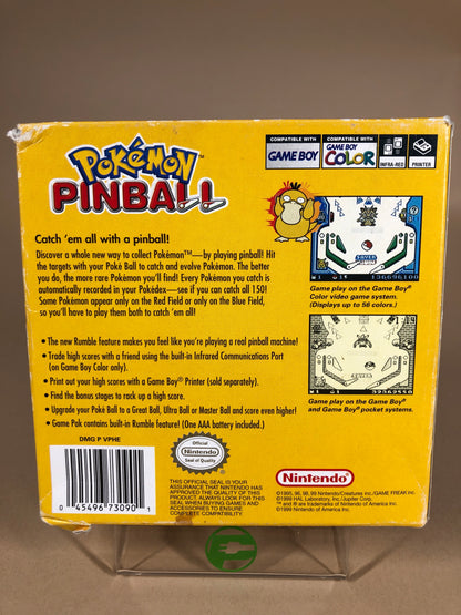 Pokemon Pinball (Nintendo GameBoy Color, 1999) With Box