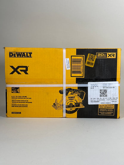 New DeWalt DCS565B 20V MAX 6 1/2" Cordless Brushless Circular Saw