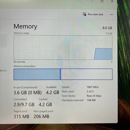 Broken Lenovo ThinkPad X1 CARBON GEN 5 14" i5-7200U 2.5GHz 8GB RAM 256GB SSD