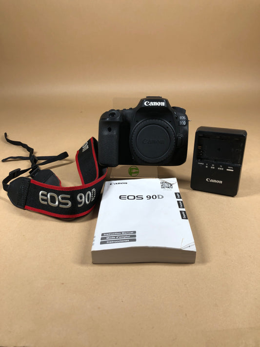Canon EOS 90D 32.5MP Digital SLR DSLR Camera DS126801 4,000 Shutter Count