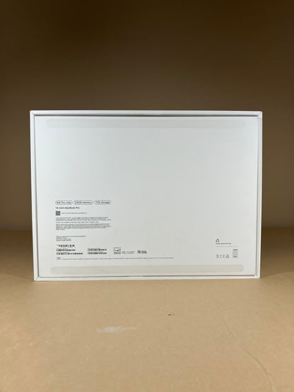 2024 Apple MacBook Pro 14" M4 Pro 20C GPU 4.5GHz 24GB RAM 1TB SSD A3401