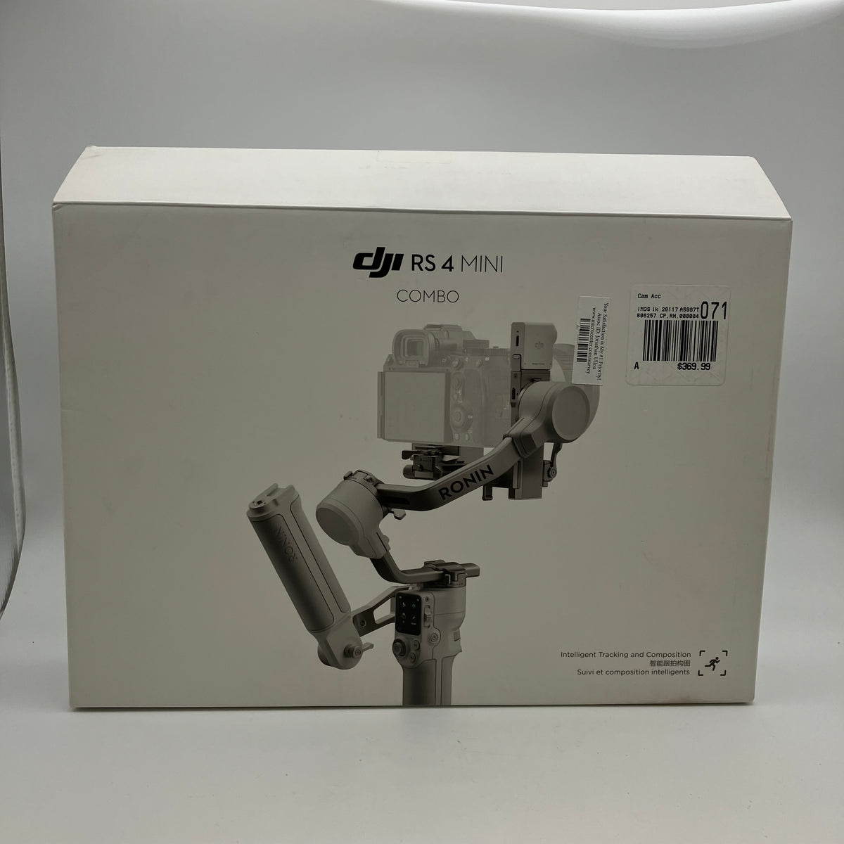 DJI RS4 Mini Compact Lightweight 3-Axis Handheld Gimbal Stabalizer P24M