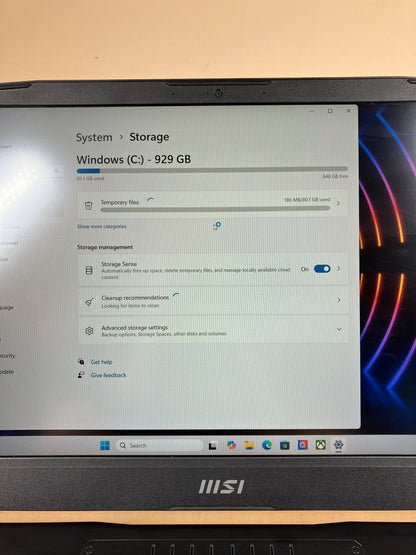 MSI Katana 15 B13V B13VEK 15.6" i7-13620H 16GB RAM 1TB SSD GeForce RTX 4050