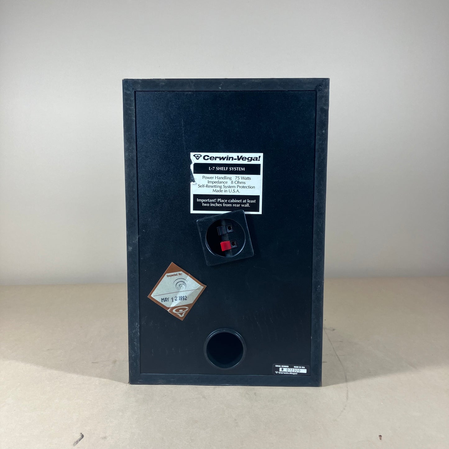 Cerwin Vega L7 Shelf Speaker Pair System Black