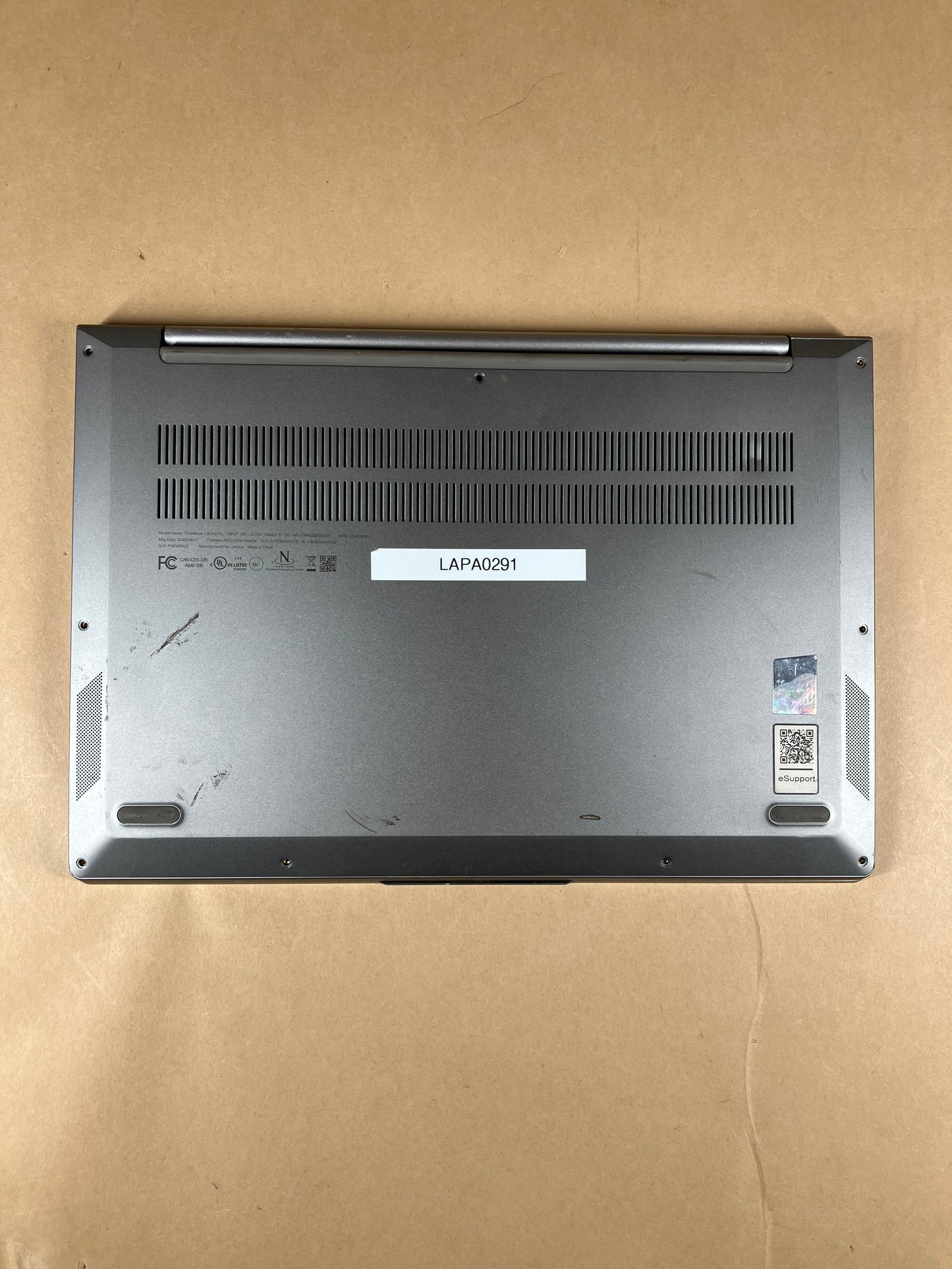 Lenovo ThinkBook 13S G2 ITL 13.3" i5-1135G7 2.4GHz 8GB NO SSD NO OS MISSING KEY