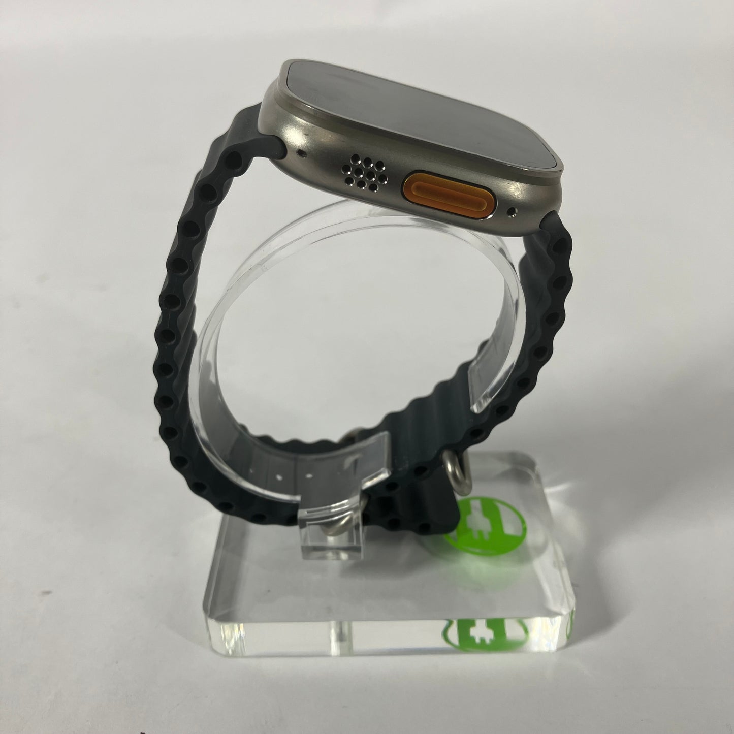 Unlocked Apple Watch Ultra 49MM Natural Titanium Black Solo Loop MQET3LL/A