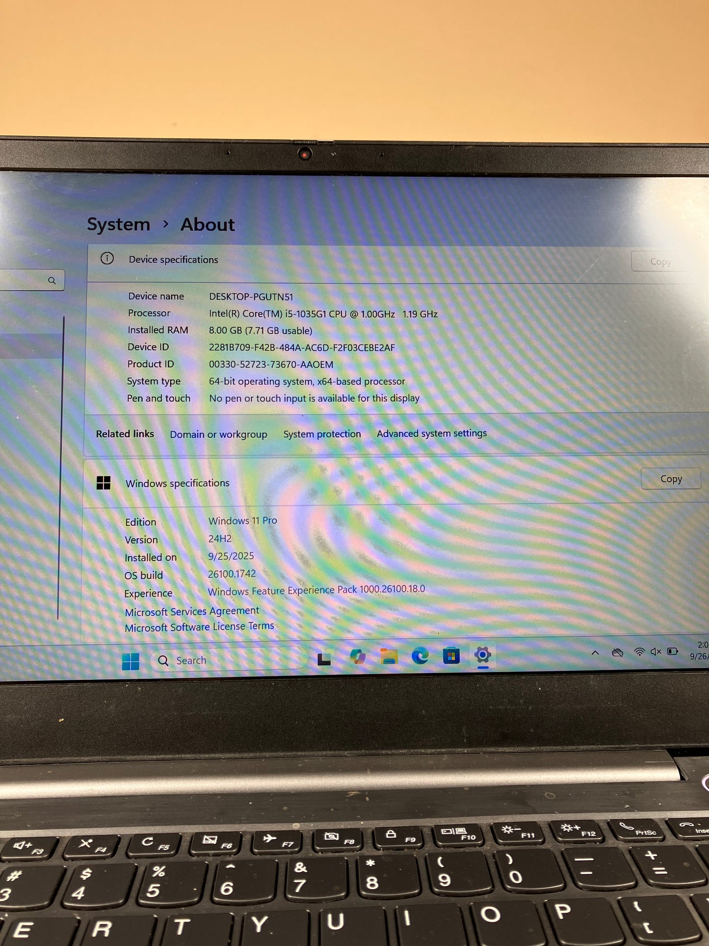 Lenovo ThinkBook 14-IIL 13.3" i5-1035G1 1.2GHz 8GB RAM 256GB SSD