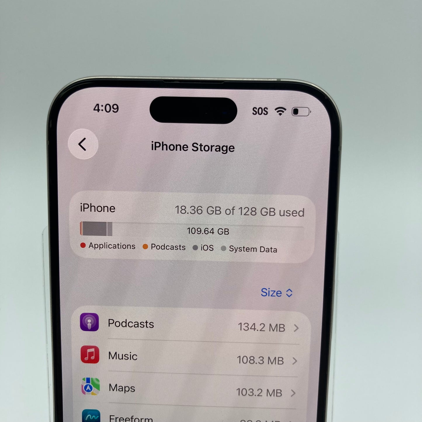 Factory Unlocked Apple iPhone 15 Pro 128GB Natural Titanium MTQP3LL/A