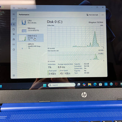HP Laptop 14-DQ055DX 14" Celeron N4120 1.1GHz 4GB RAM 64GB SSD Intel Arc A370M