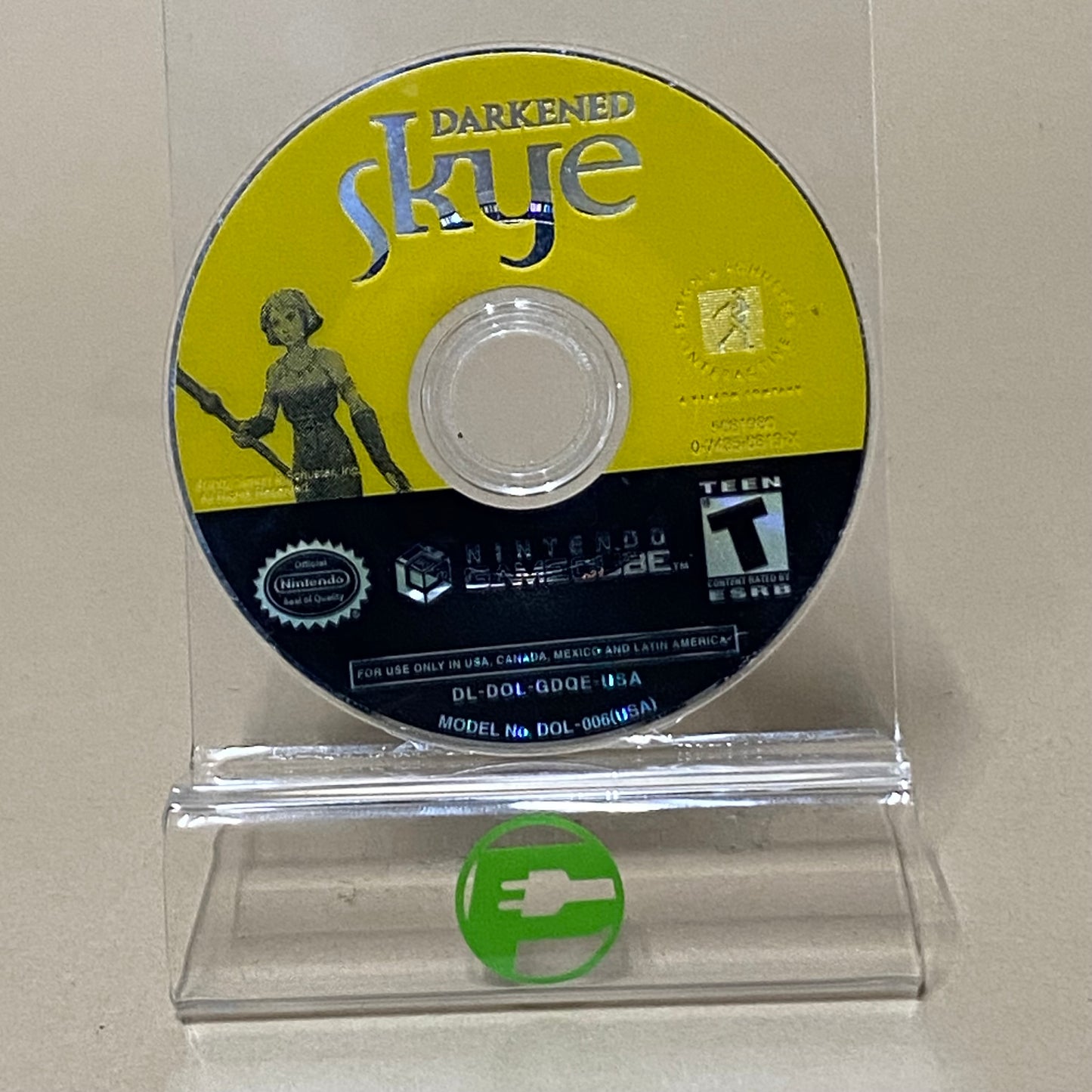 Darkened Skye (Nintendo GameCube, 2002) Disc Only