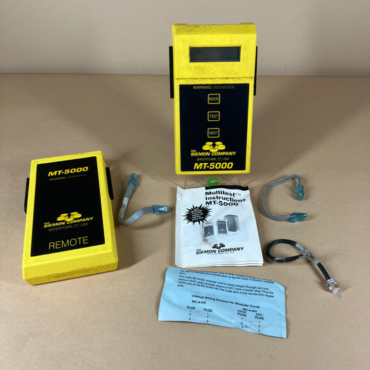 Siemon MT-5000 MultiTest Cable Tester