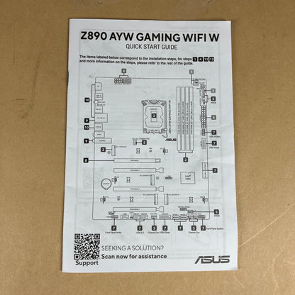 Asus Z890 AYM GAMING WIFI LGA 1851 ATX Ultra 7 265k 16GB DDR5 RAM NO SSD NO OS
