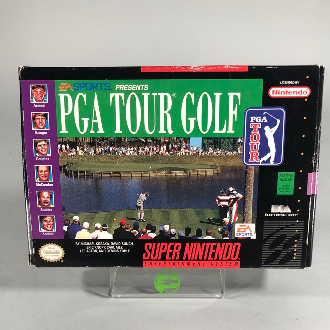 NEW PGA Tour Golf (Super Nintendo SNES, 1992)