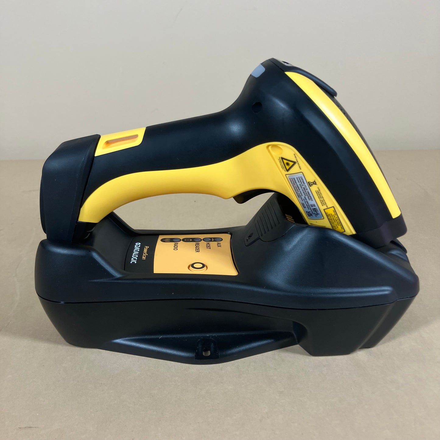 New Datalogic Powerscan Barcode Scanner PBT9501-ARRB / Charger Cradle BC9030-BT