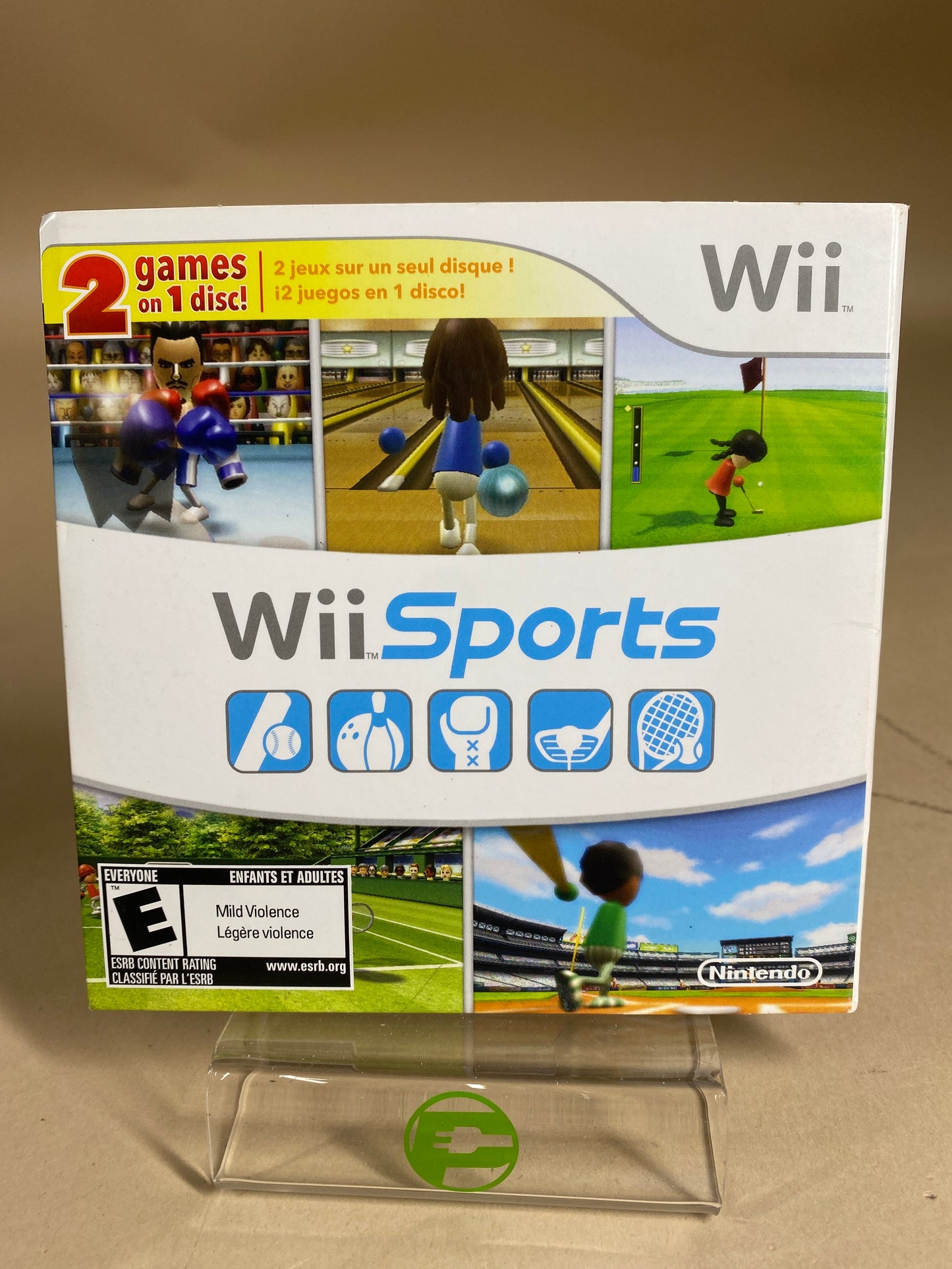 Wii Sports & Wii Sports Resort (Nintendo Wii, 2012) 2 Games on 1 Disc!