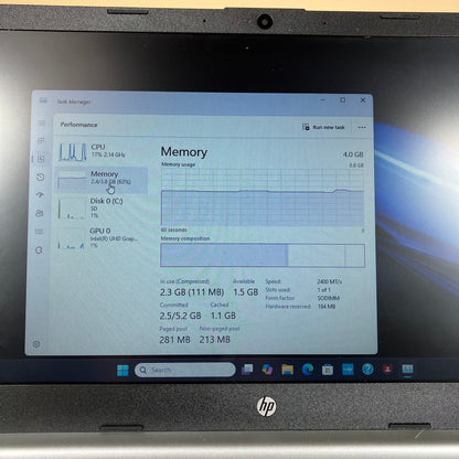 HP Laptop 14-DQ0760DX 14" Celeron N4120 1.1GHz 4GB RAM 128GB SSD