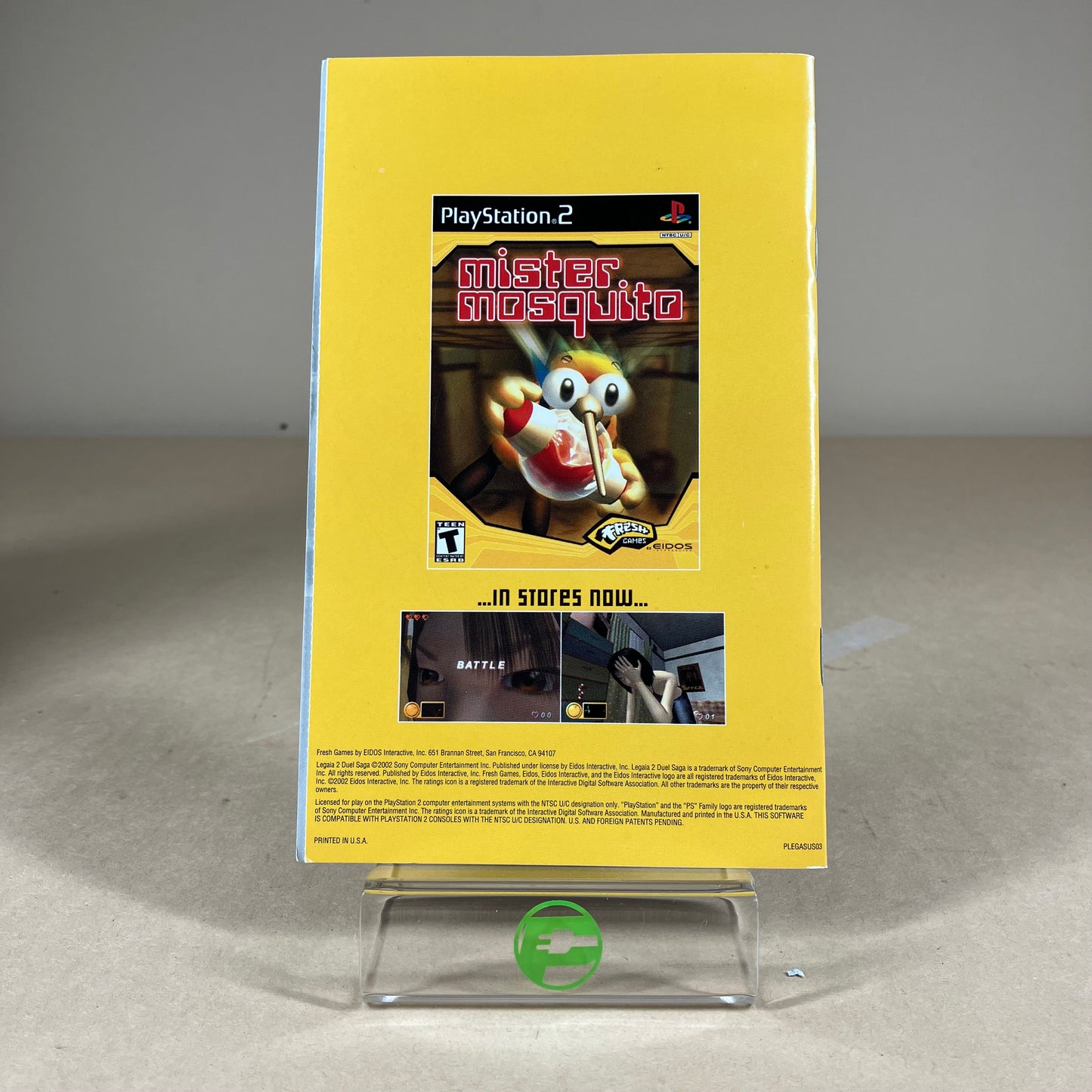 Legaia 2 Duel Saga (Sony PlayStation 2 PS2, 2002) Complete In Box Reg Card