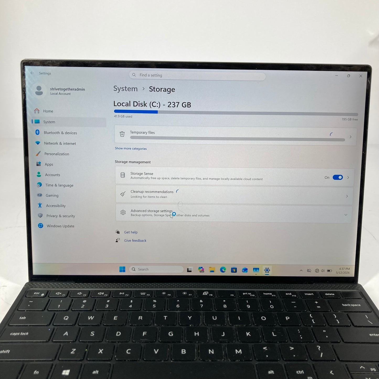 Dell XPS 13 9300 13.4" i7-1065G7 1.3GHz 8GB RAM 256GB SSD