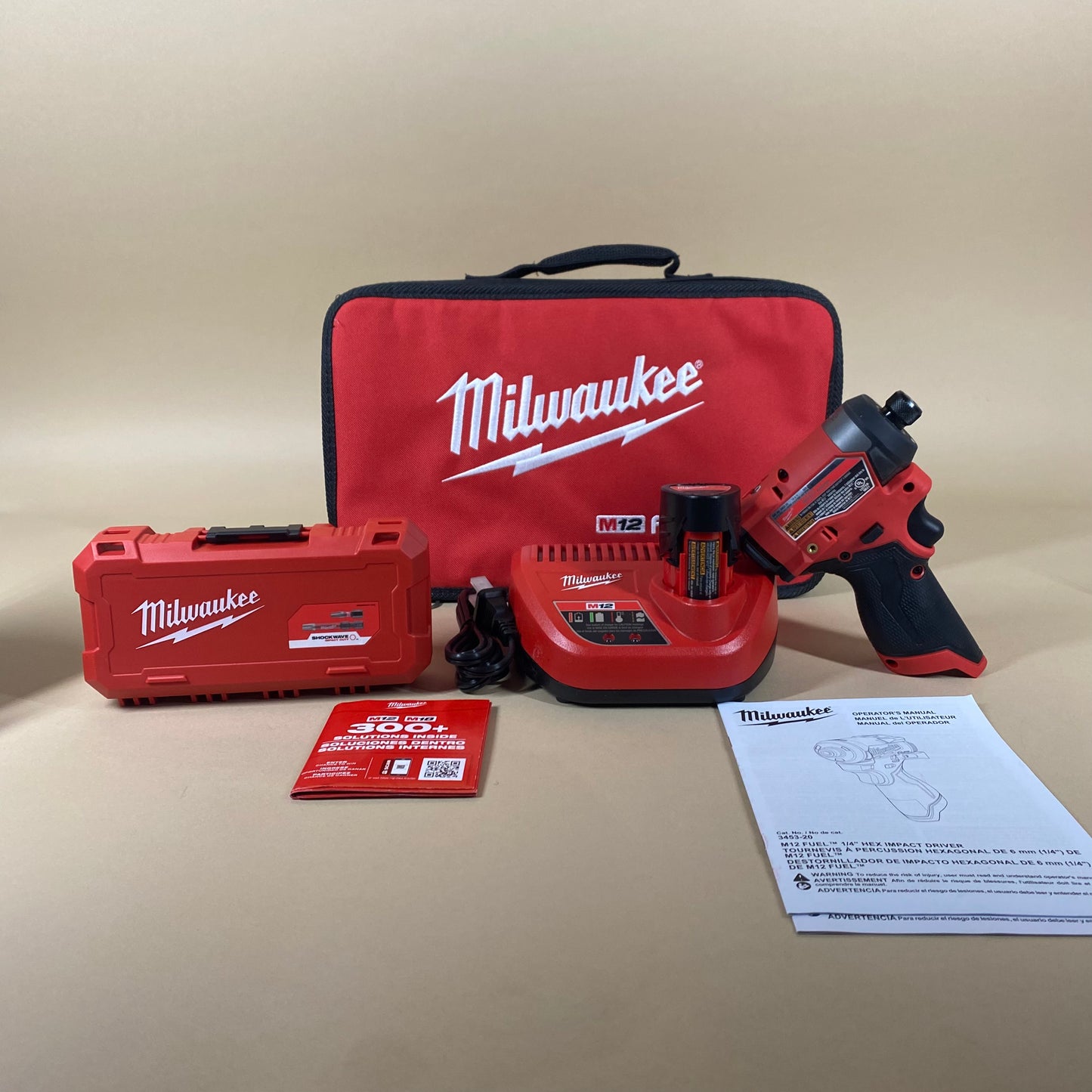 New Milwaukee 3453-20 M12 FUEL 1/4 in. Hex Impact Driver