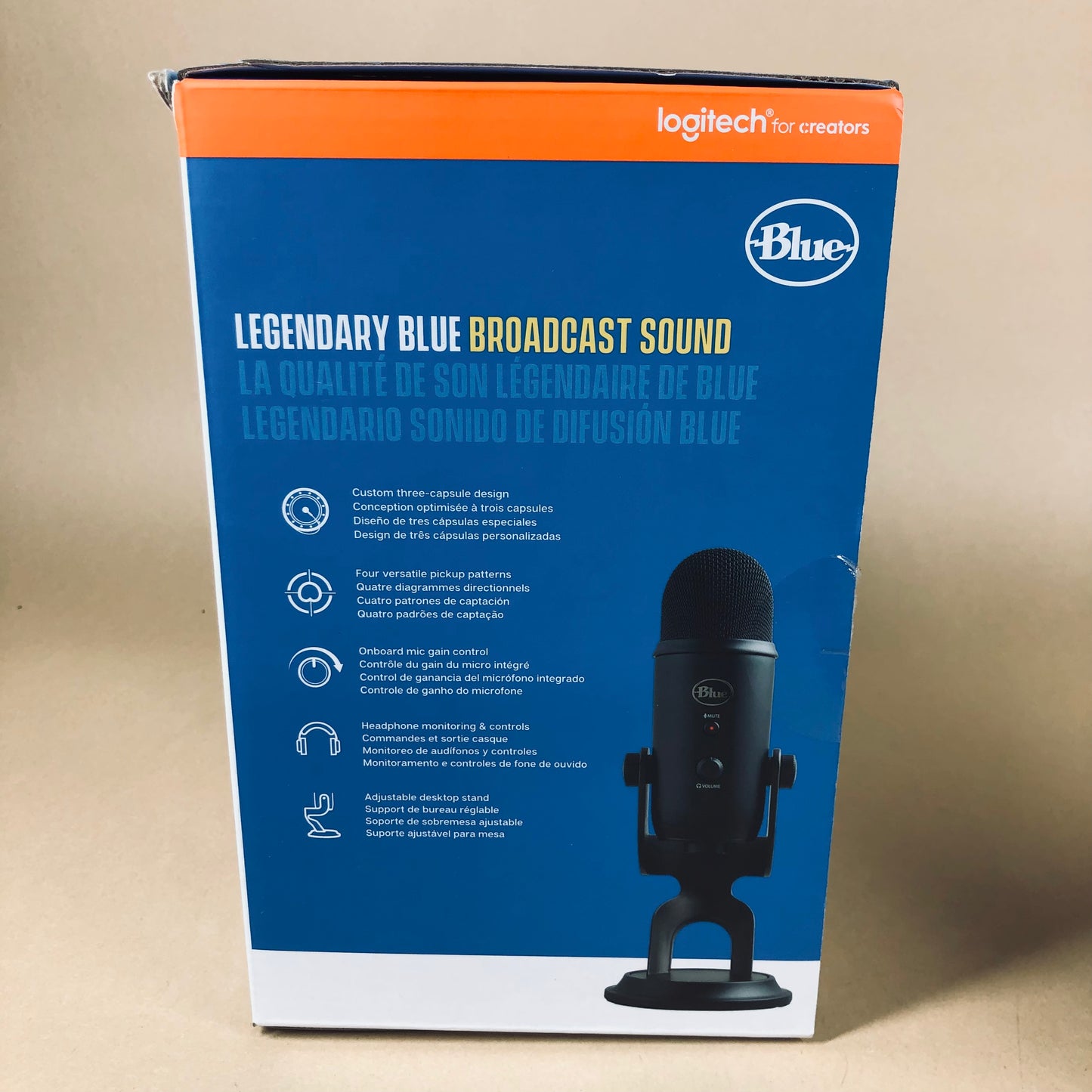 Logitech  Blue Yeti Podcasting Streaming Microphone USB