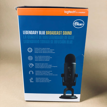 Logitech  Blue Yeti Podcasting Streaming Microphone USB
