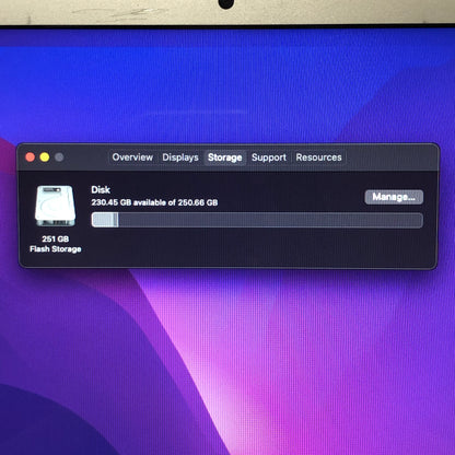 2015 Apple MacBook Air 13.3" i5 1.1GHz 4GB RAM 256GB SSD Silver A1466