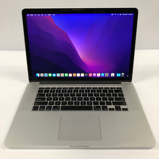 2015 Apple MacBook Pro 15" i7 1.4GHz 16GB RAM 256GB SSD Silver A1398