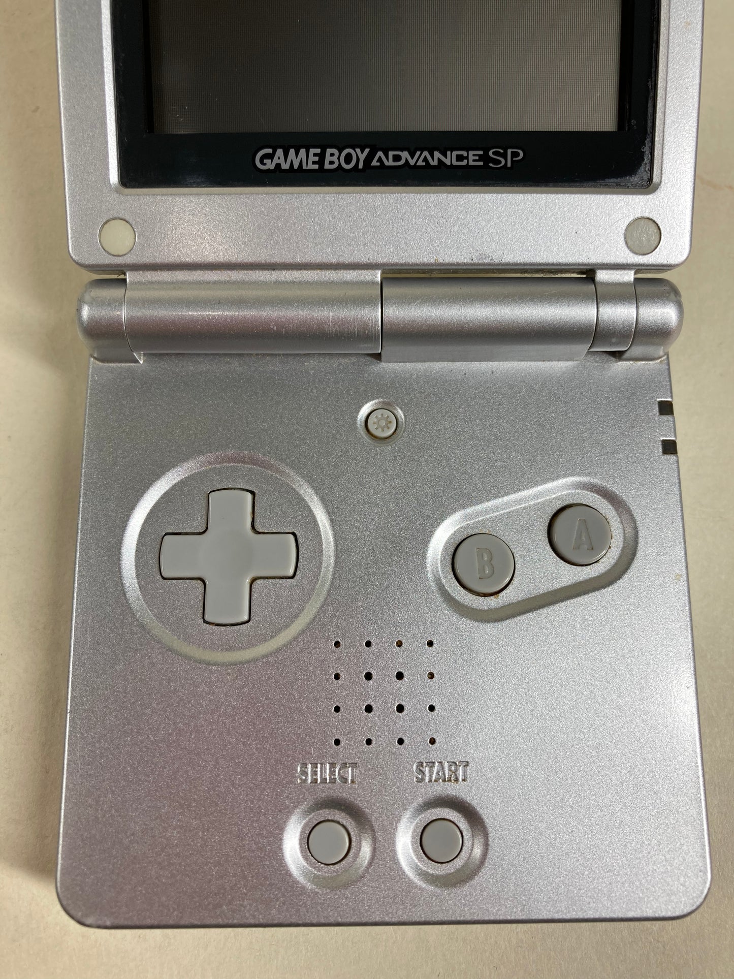 Nintendo Game Boy Advance SP Handheld Game Console Only AGS-001 Silver