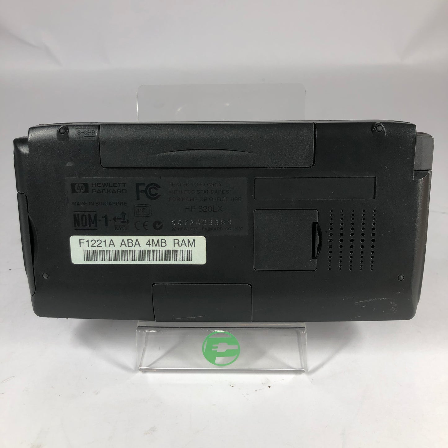 Hewlett Packard Palmtop Handheld PC 320LX Hitachi SH3 CPU 4MB RAM Windows CE