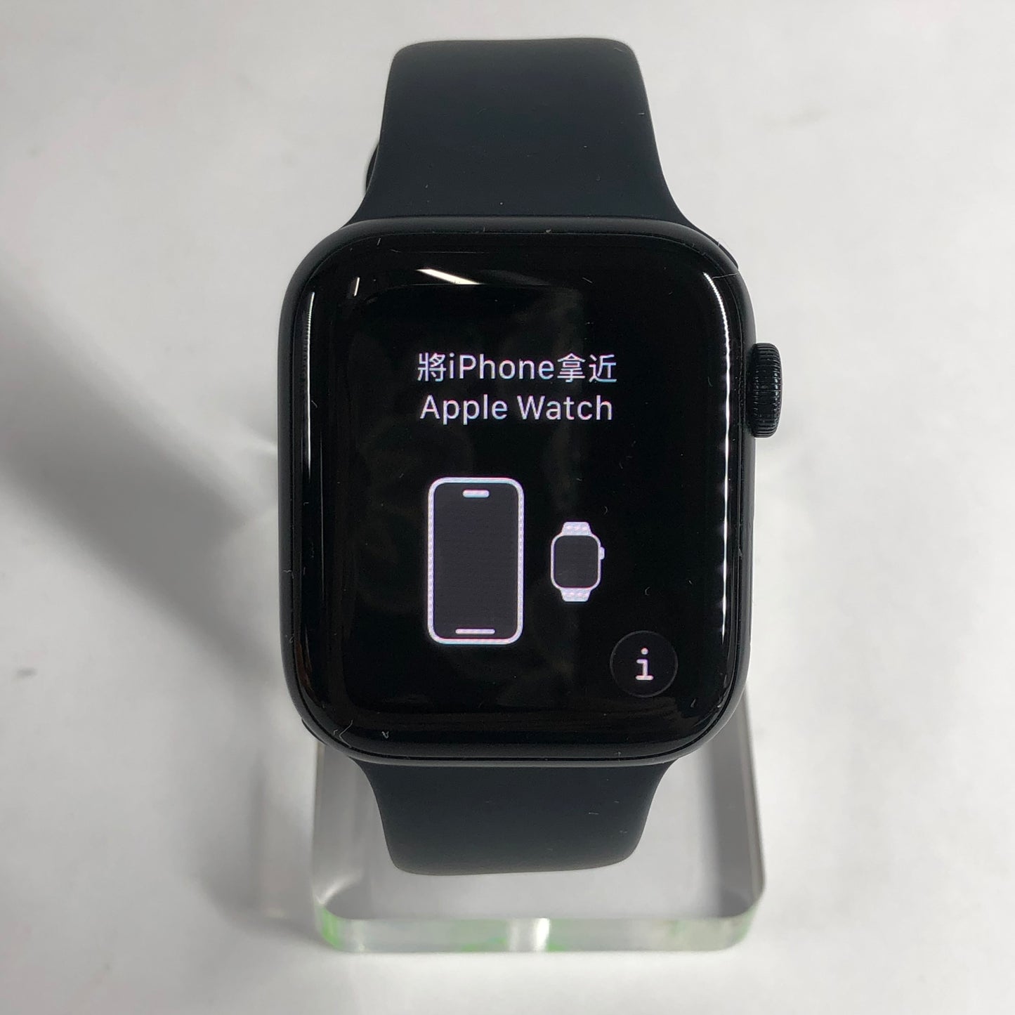 Unlocked Apple Watch SE 2nd Gen 44MM Midnight Aluminum Black Sport Band 