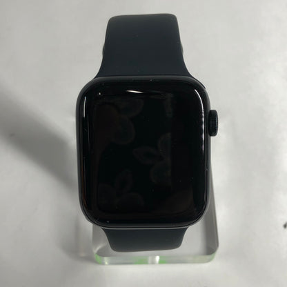 Unlocked Apple Watch SE 2nd Gen 44MM Midnight Aluminum Black Sport Band 