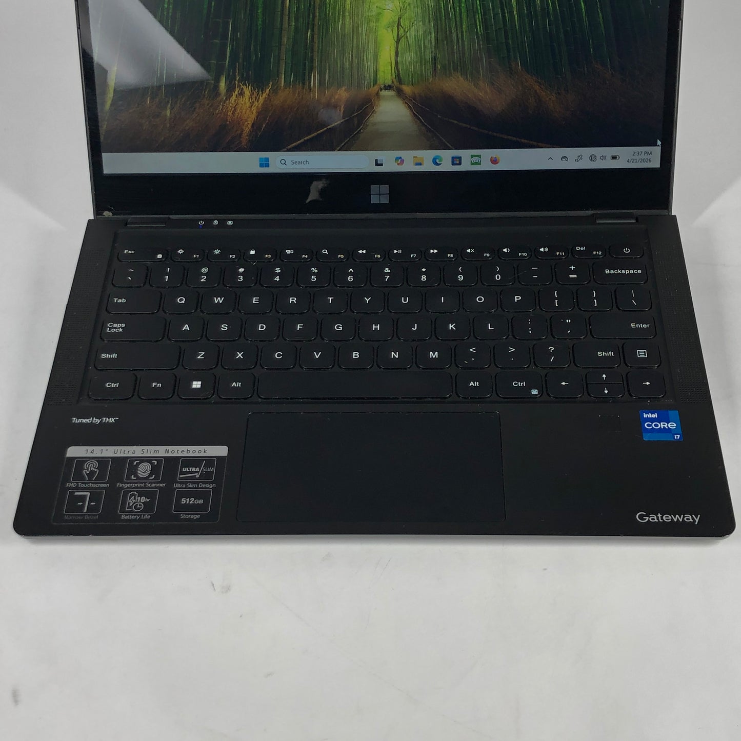 Gateway Ultra Slim Notebook GWTC71427-BK 14.1" i7-1255U 2.6GHz 8GB RAM 512GB SSD