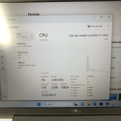 Dell Latitude 5430 14" i5-1245U 1.6GHz 16GB RAM 256GB SSD