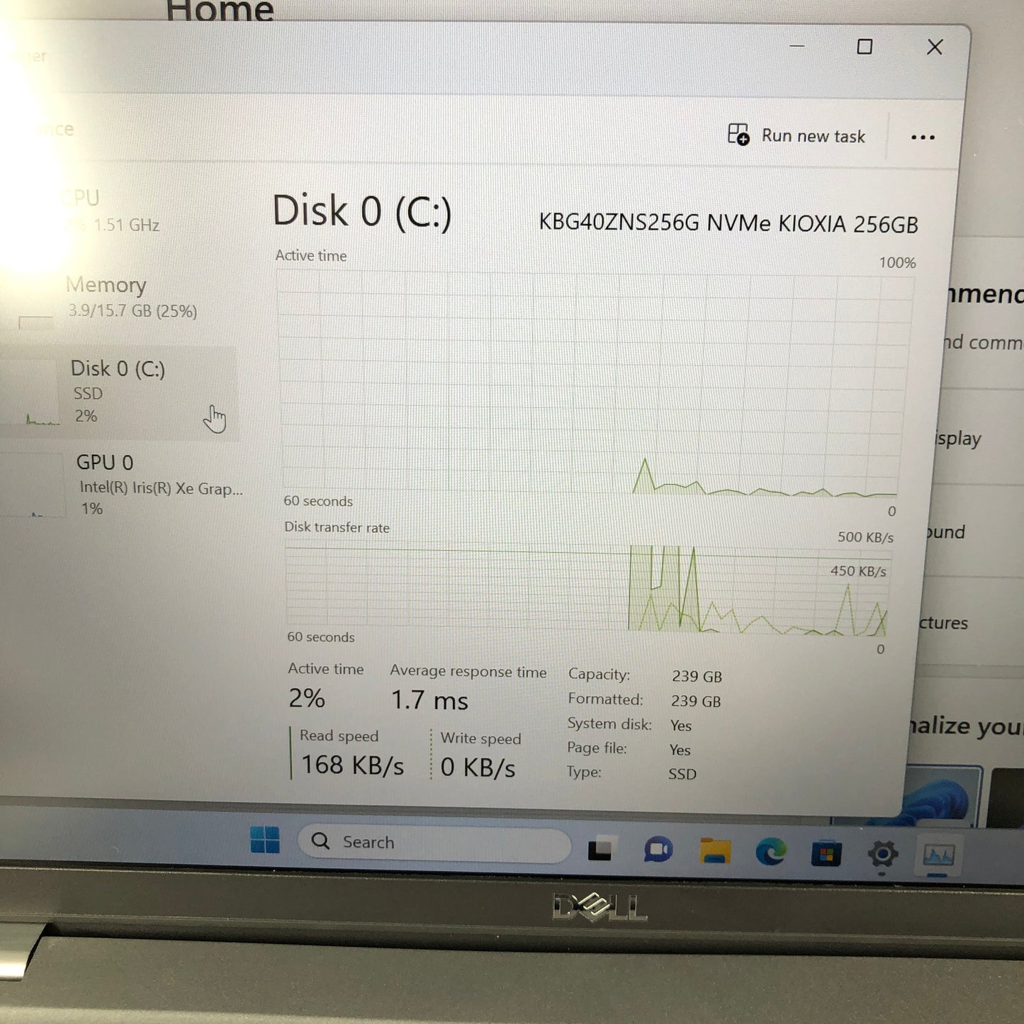 Dell Latitude 5430 14" i5-1245U 1.6GHz 16GB RAM 256GB SSD