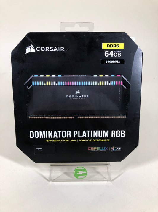 New Corsair Dominator Platinum RGB 64GB (2x32GB) DDR5 6400MHz 48--13-60 AA