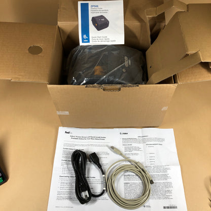 New Zebra Thermal Label Printer ZP506-1000-1025