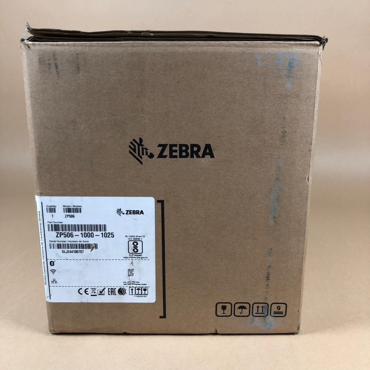 New Zebra Thermal Label Printer ZP506-1000-1025