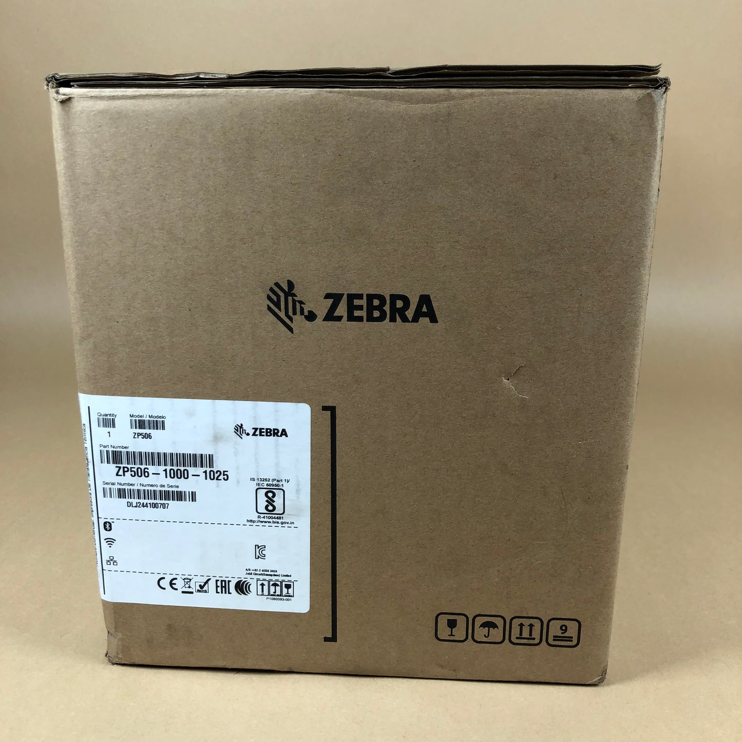 New Zebra Thermal Label Printer ZP506-1000-1025
